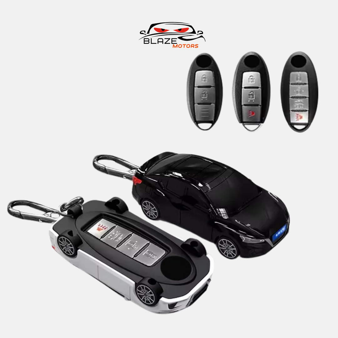 BlazeGuard Key – Diseño Japonés N/compatible con Versa blanco y Sentra (RC-5)