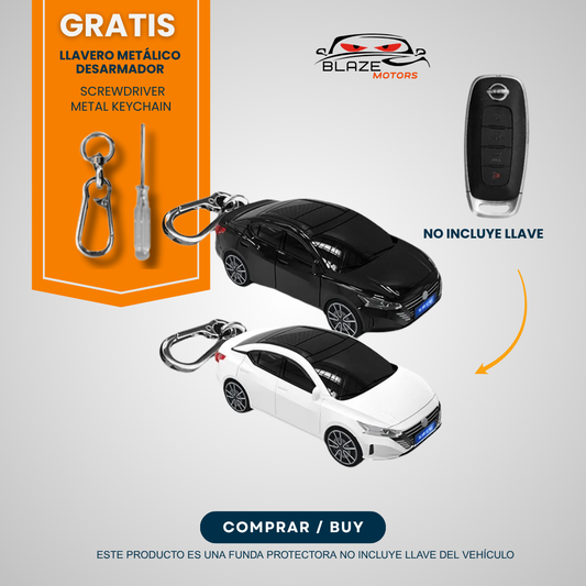 BlazeGuard Key – Diseño Japonés N/compatible con Nissan Altima Sentra Versa (RC-7)