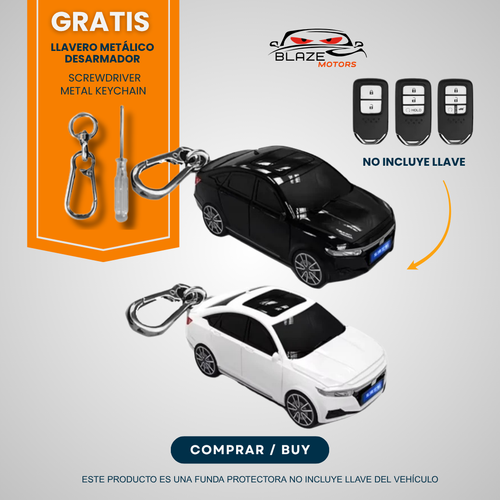 BlazeGuard Key – Diseño Japonés H/compatible con Honda Civic, Accord (BT-15)