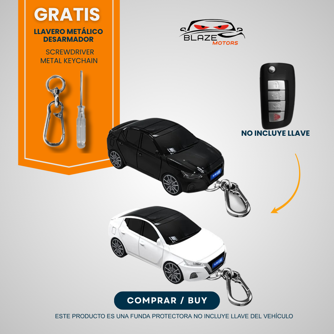BlazeGuard Key – Diseño Japonés N/compatible con Nissan Versa, Sentra, Máxima, Altima (RC-3T)