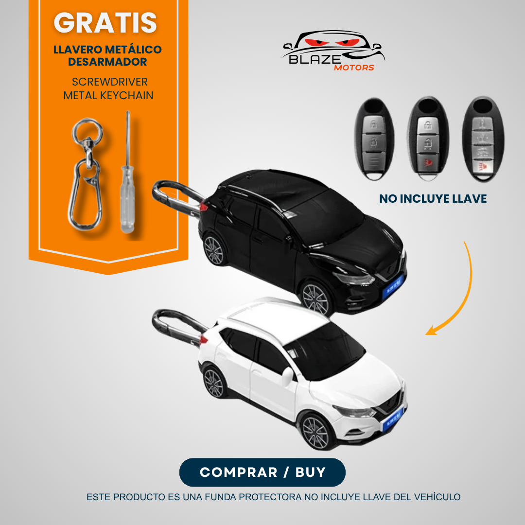 BlazeGuard Key – Diseño Japonés N/compatible con Nissan Kicks y Xtrail (RC-6)